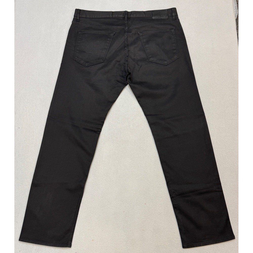HUGO BOSS Maine 1 Jeans Mens 38x32 Black Stretch Straight Leg Denim Pants - Picture 6 of 11